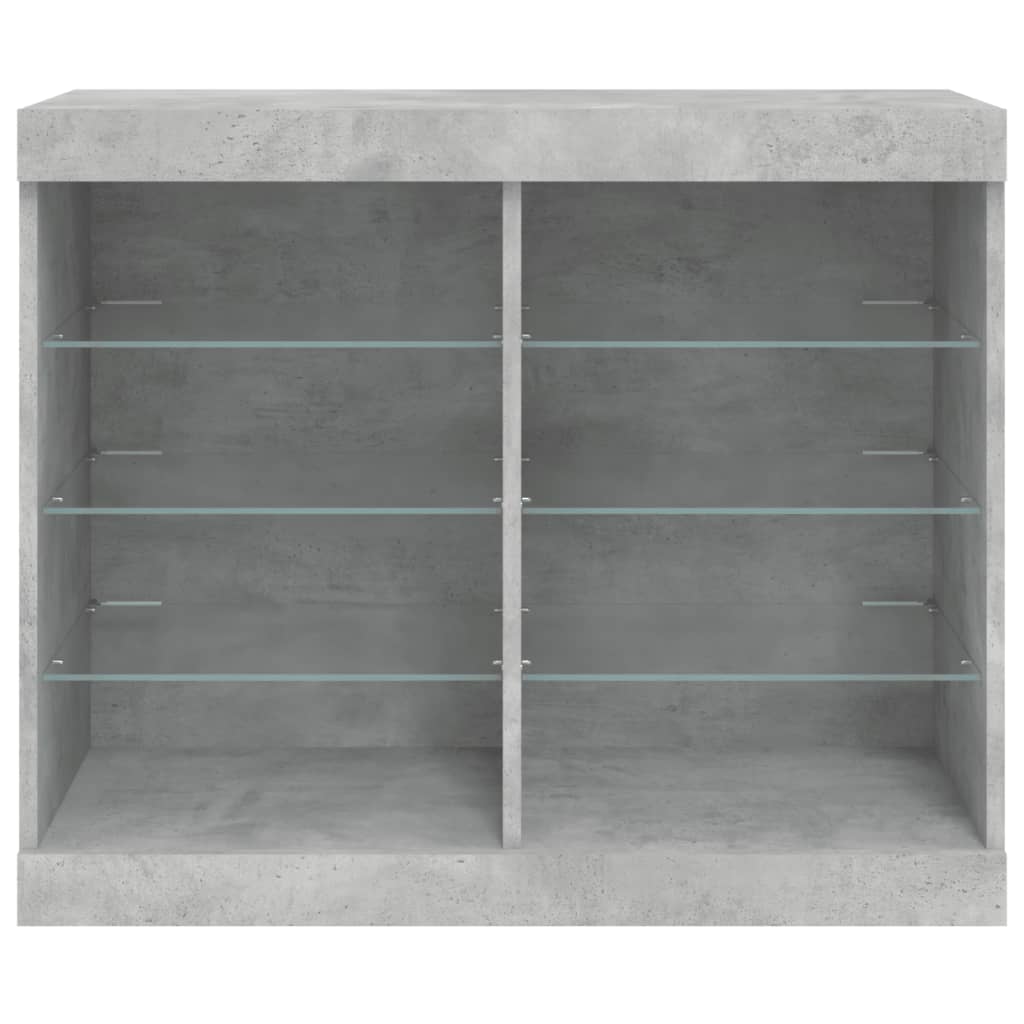 Dressoir met LED-verlichting 81x37x67 cm