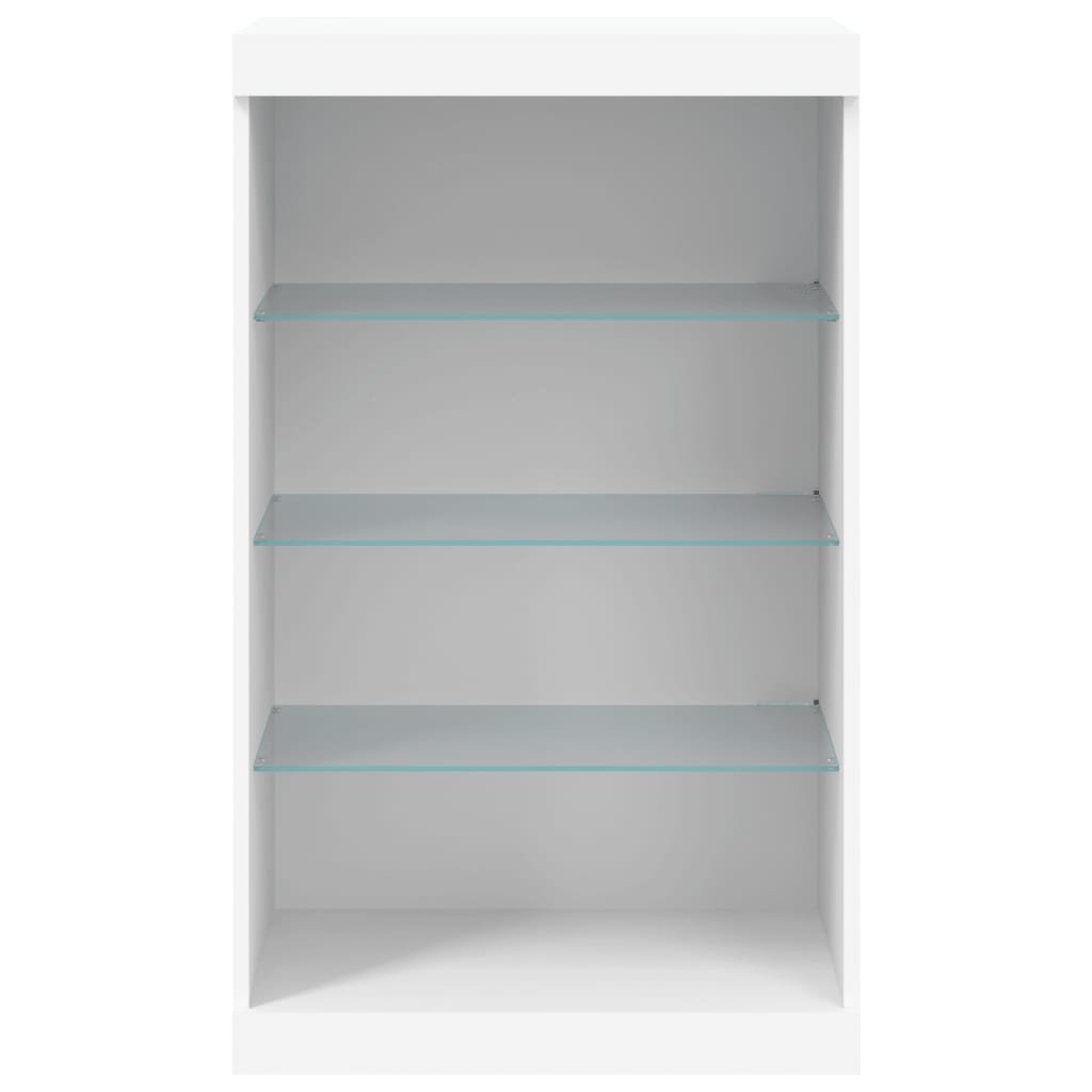 Dressoir met LED-verlichting 60,5x37x100 cm