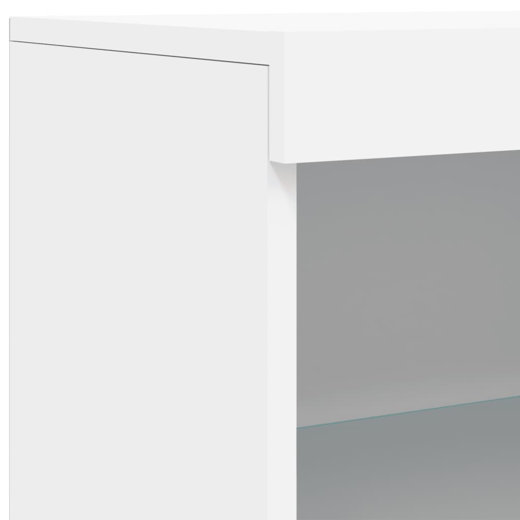 Dressoir met LED-verlichting 60,5x37x100 cm