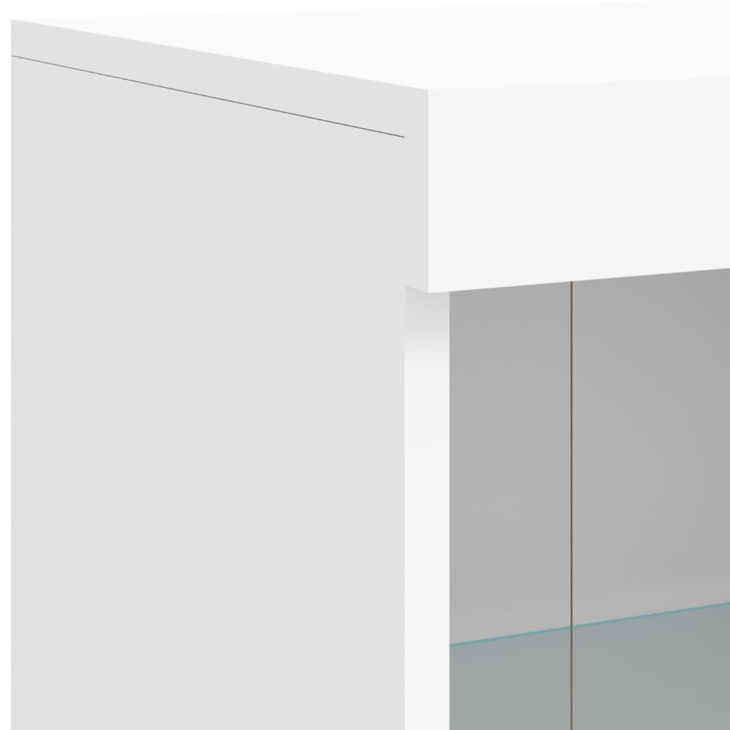 Dressoir met LED-verlichting 81x37x100 cm