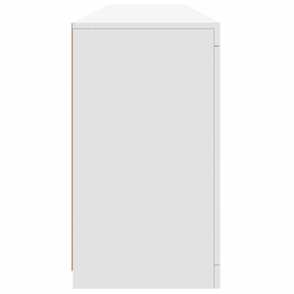 Dressoir met LED-verlichting 162x37x67 cm sonoma eikenkleurig