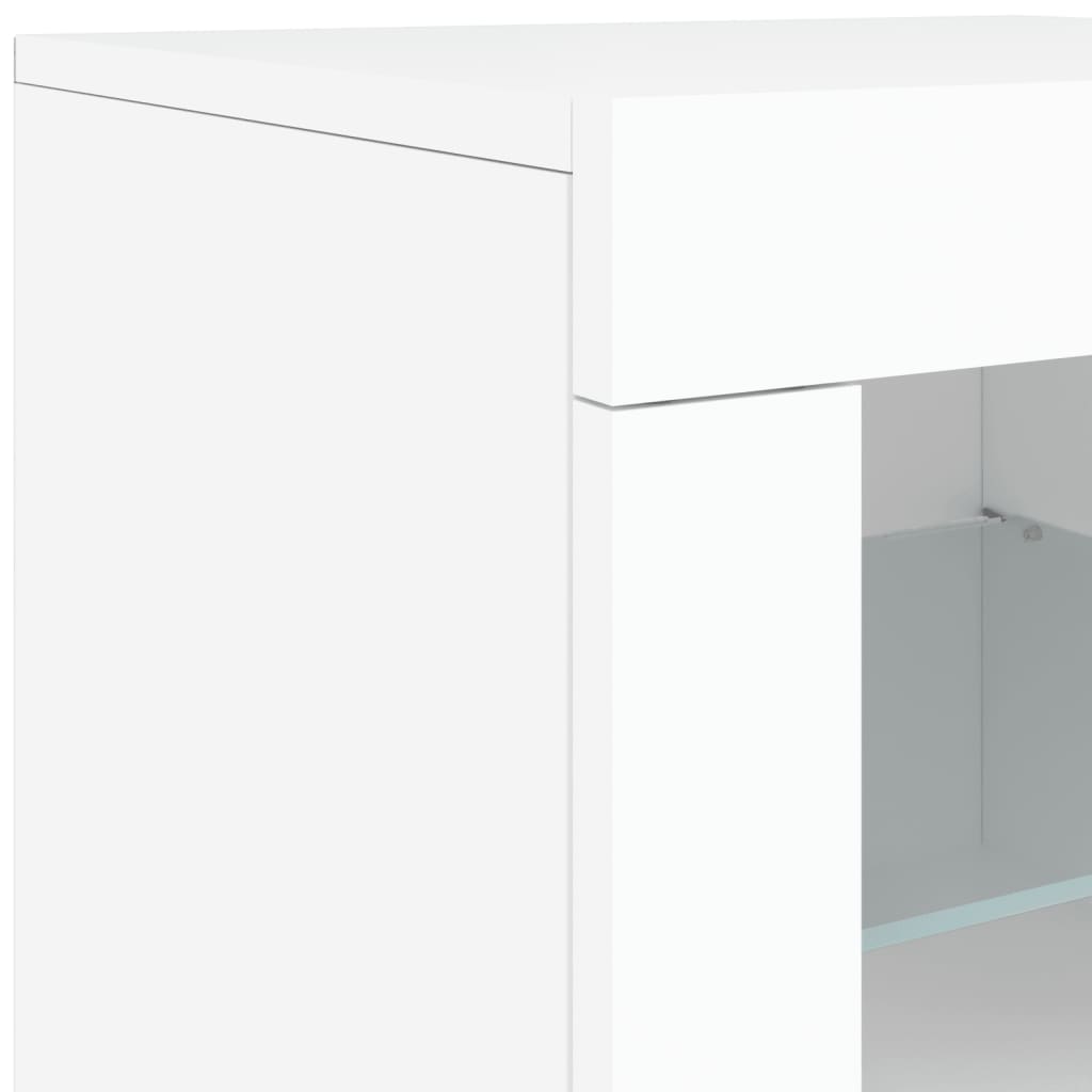 Dressoir met LED-verlichting 283,5x37x67 cm