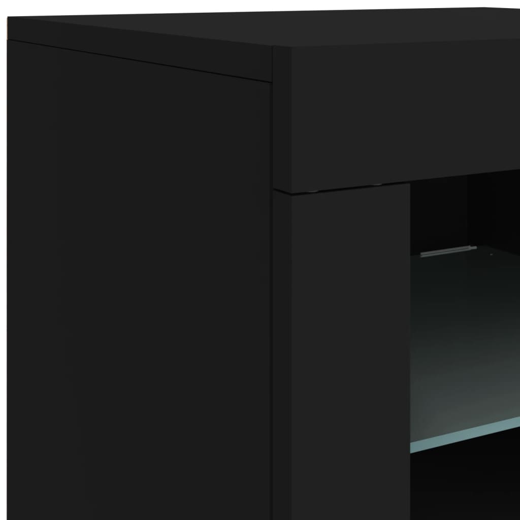 Dressoir met LED-verlichting 283x37x67 cm