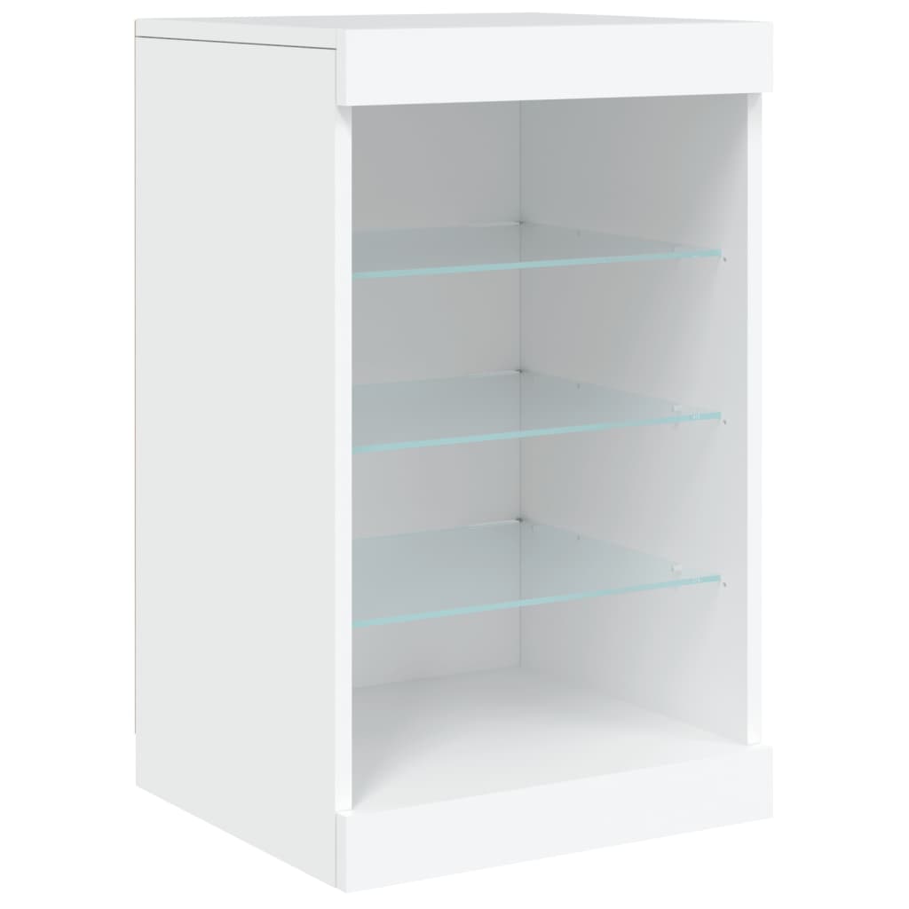 Dressoir met LED-verlichting 162x37x67 cm