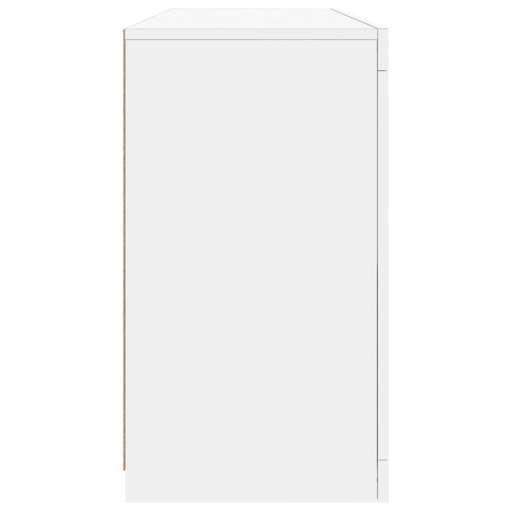 Dressoir met LED-verlichting 142,5x37x67 cm