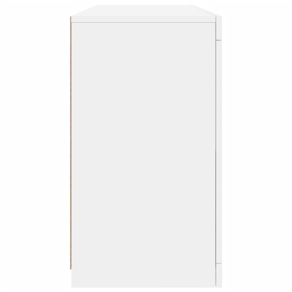 Dressoir met LED-verlichting 142,5x37x67 cm