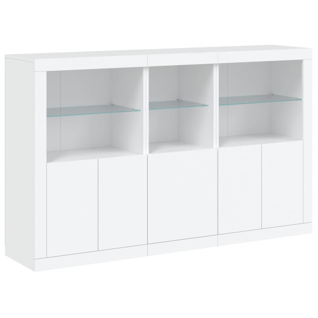 Dressoir met LED-verlichting 162x37x100 cm