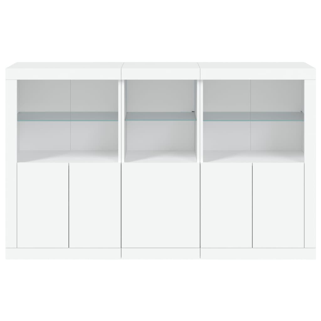 Dressoir met LED-verlichting 162x37x100 cm