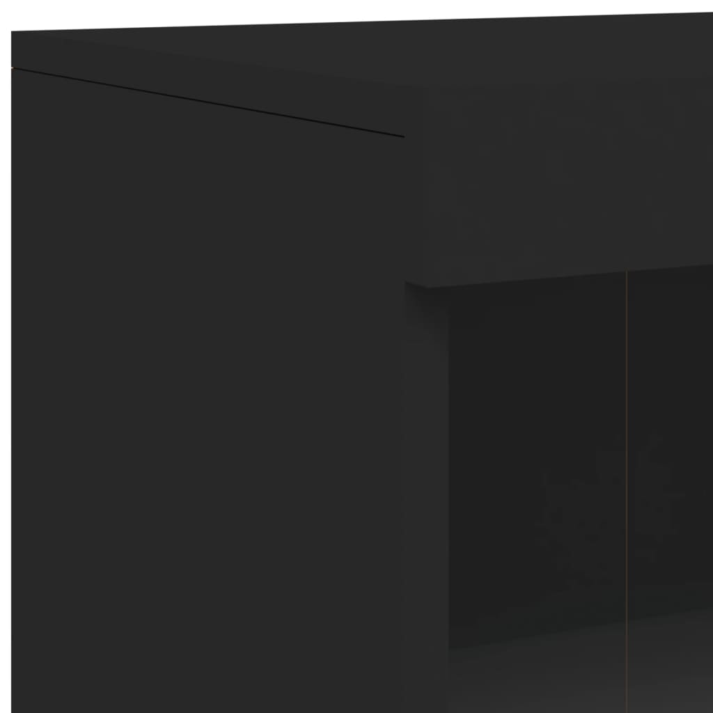 Dressoir met LED-verlichting 162x37x100 cm