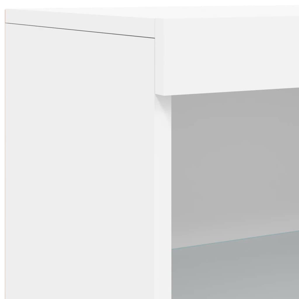 Dressoir met LED-verlichting 181,5x37x100 cm