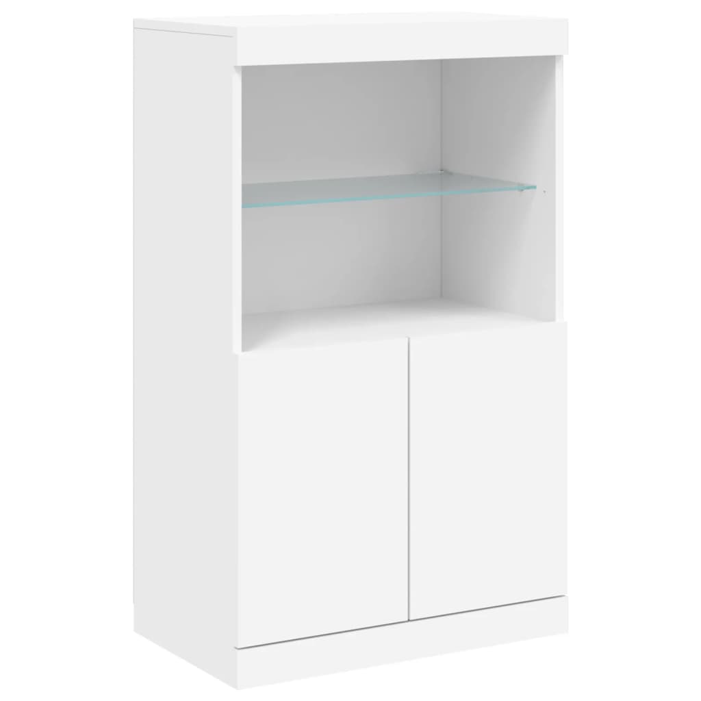 Dressoir met LED-verlichting 181,5x37x100 cm