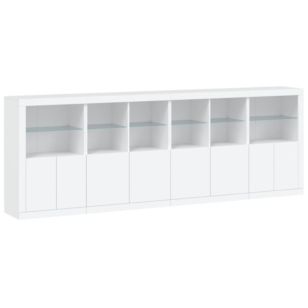 Dressoir met LED-verlichting 283x37x100 cm