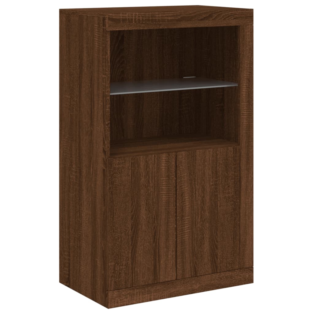 Dressoir met LED-verlichting 283x37x100 cm