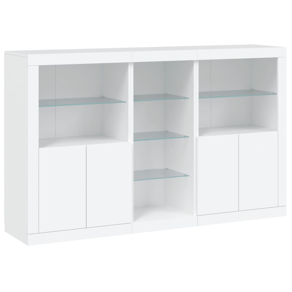 Dressoir met LED-verlichting 162x37x100 cm