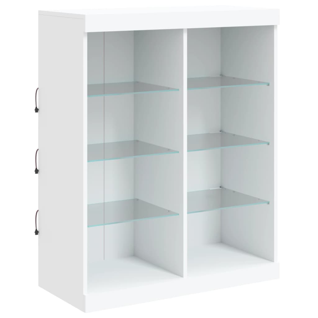 Dressoir met LED-verlichting 202x37x100 cm