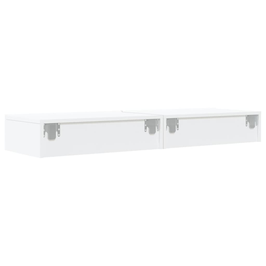 Tv-meubelen 2 st met LED 60x35x15,5 cm