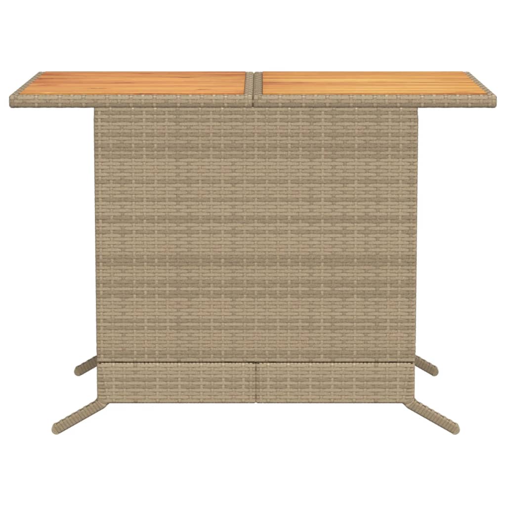 3-delige Bistroset met kussens poly rattan