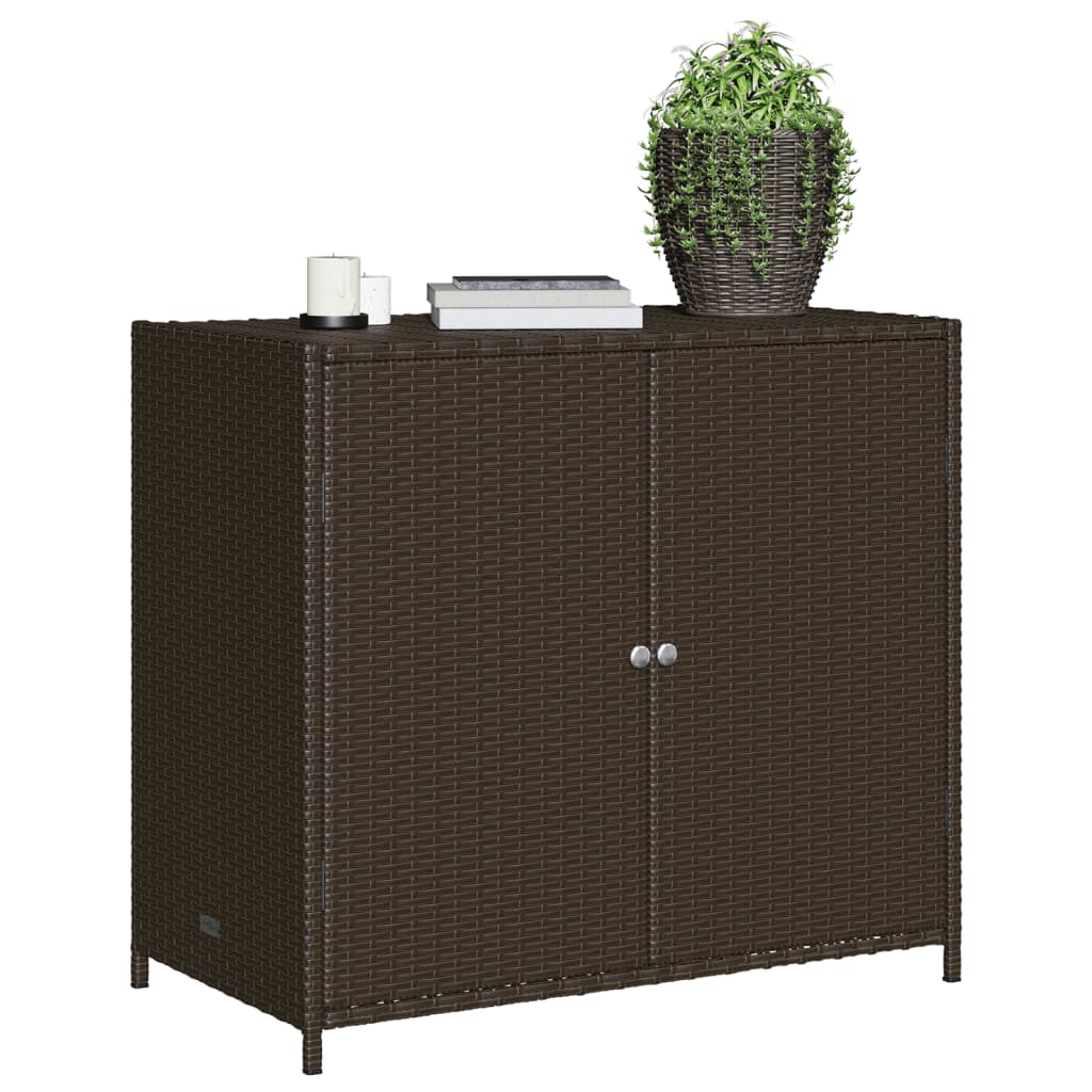 Tuinkast 83x45x76 cm poly rattan