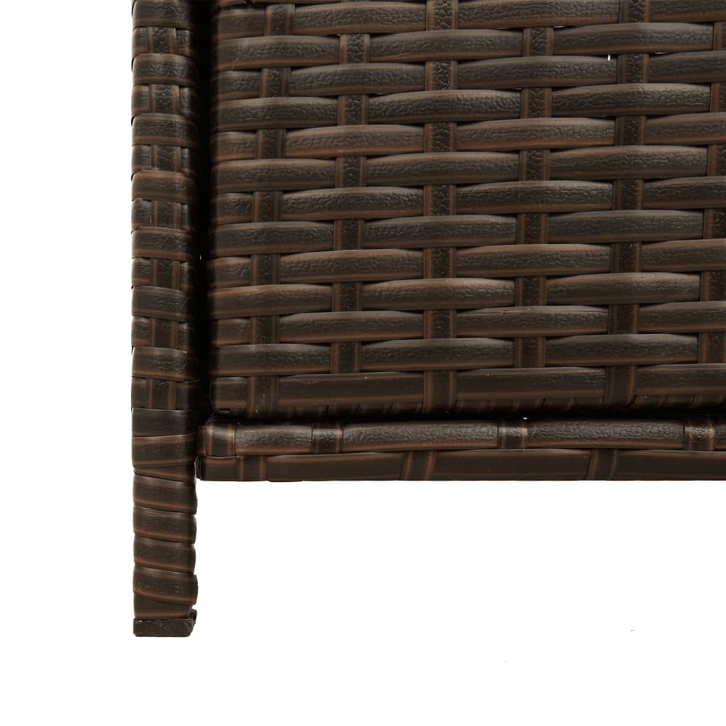 Tuinkast 83x45x76 cm poly rattan