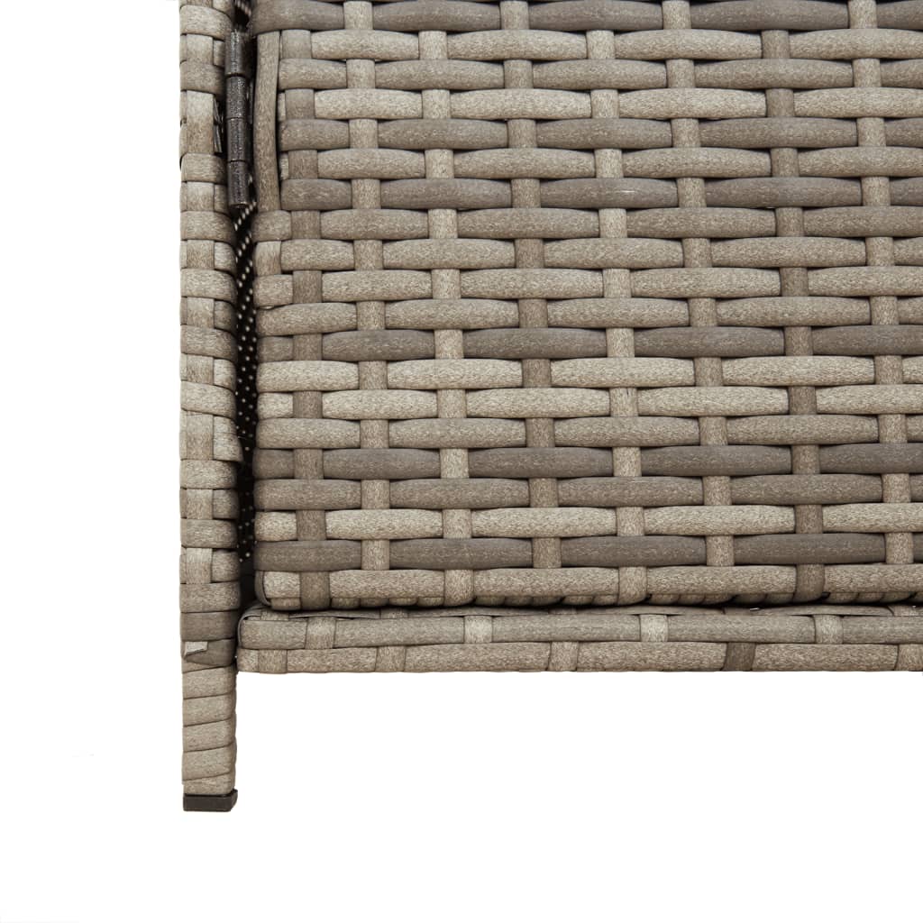 Tuinkast 83x45x76 cm poly rattan