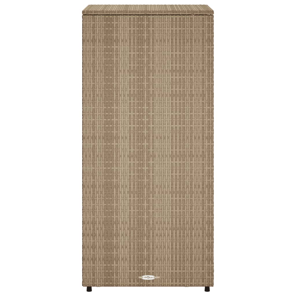 Tuinkast 50x55x115 cm poly rattan