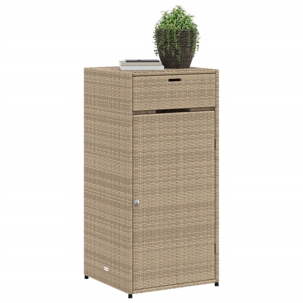 Tuinkast 105x55x113 cm poly rattan