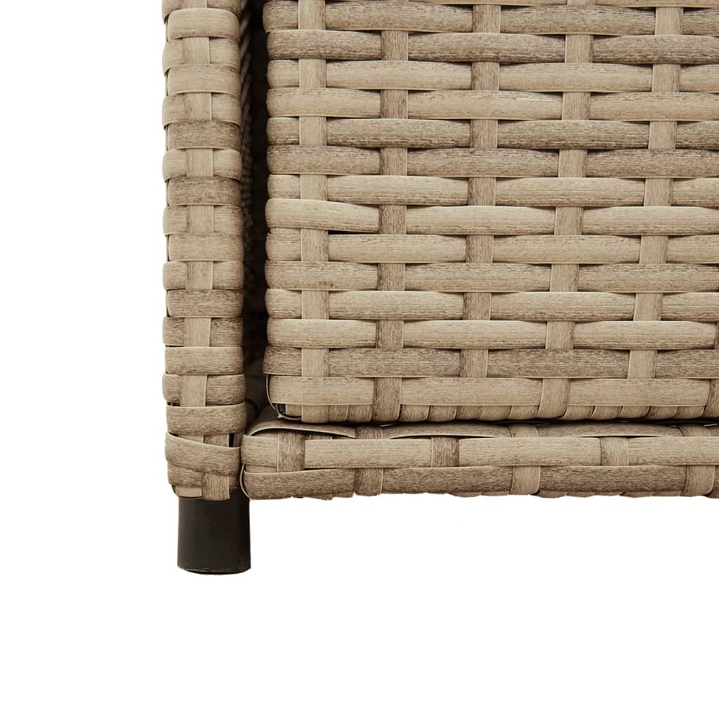 Tuinkast 105x55x113 cm poly rattan