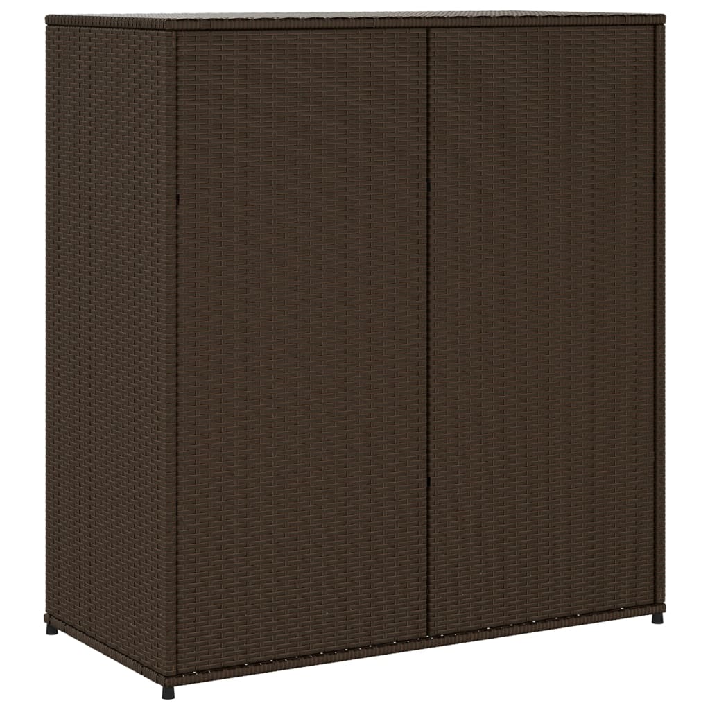 Tuinkast 105x55x113 cm poly rattan