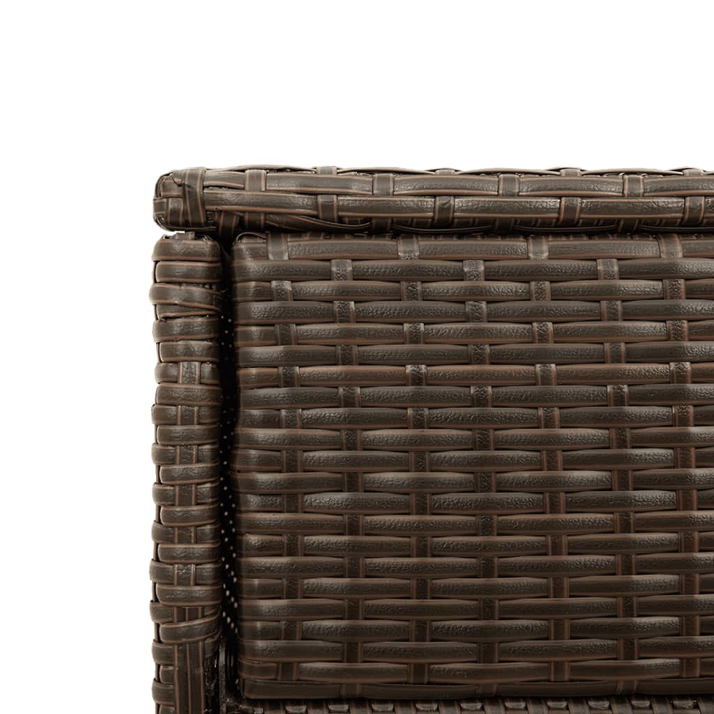 Tuinkast 105x55x113 cm poly rattan