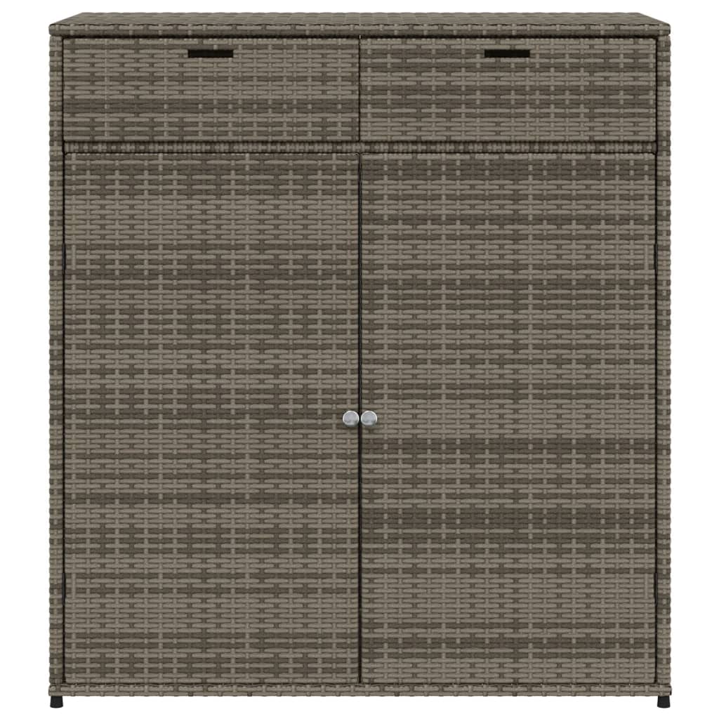 Tuinkast 105x55x113 cm poly rattan