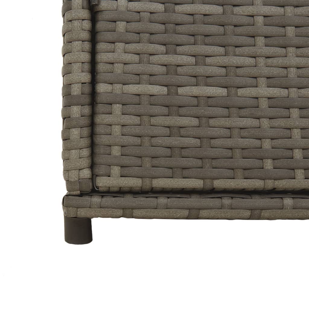 Tuinkast 105x55x113 cm poly rattan