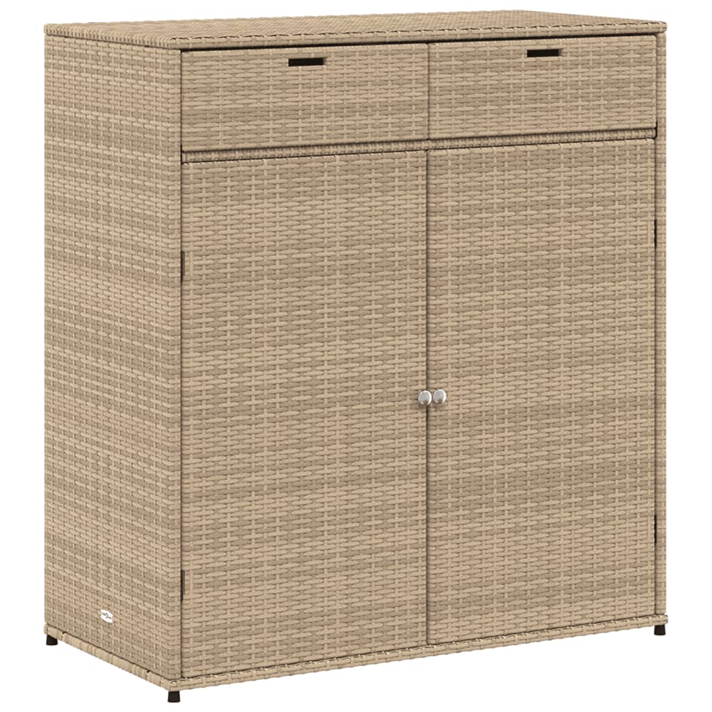 Tuinkast 105x55x113 cm poly rattan