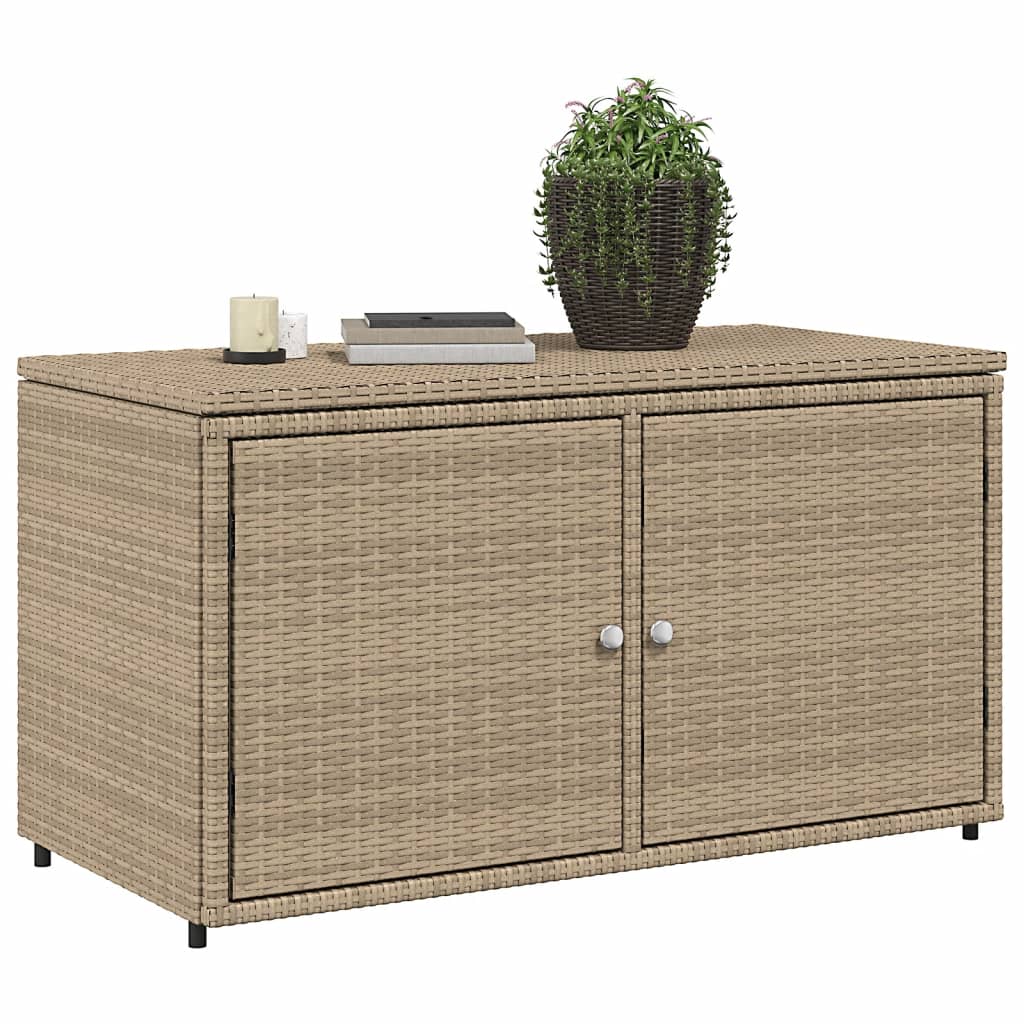 Tuinkast 110x55x60,5 cm poly rattan