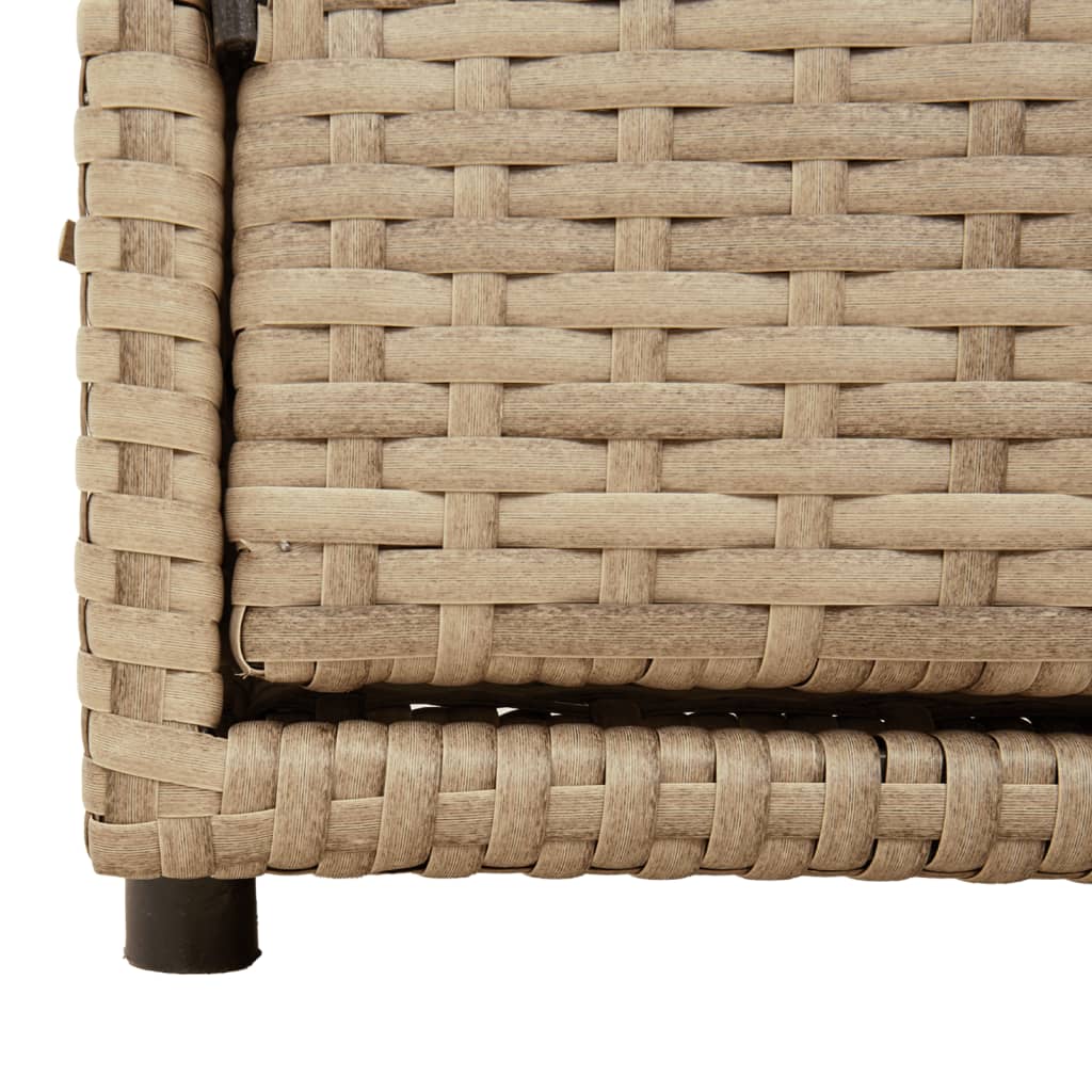 Tuinkast 110x55x60,5 cm poly rattan