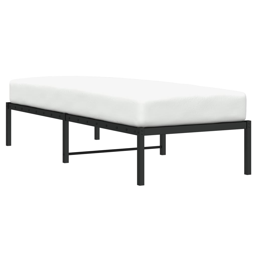 Bedframe metaal 75 x 190 cm