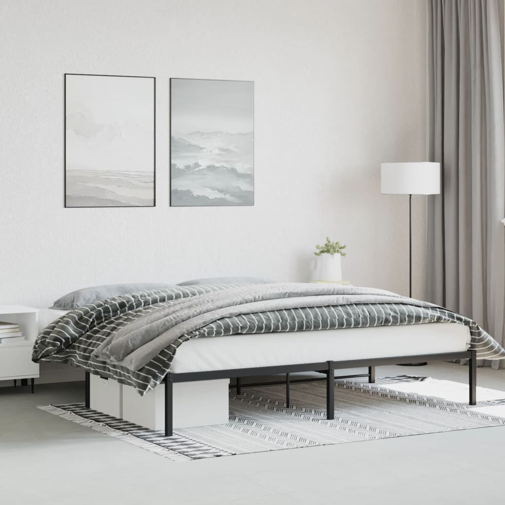 Bedframe metaal 75 x 190 cm