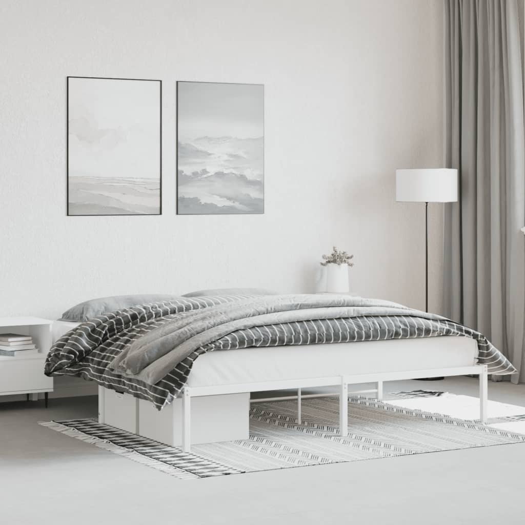 Bedframe metaal 75 x 190 cm