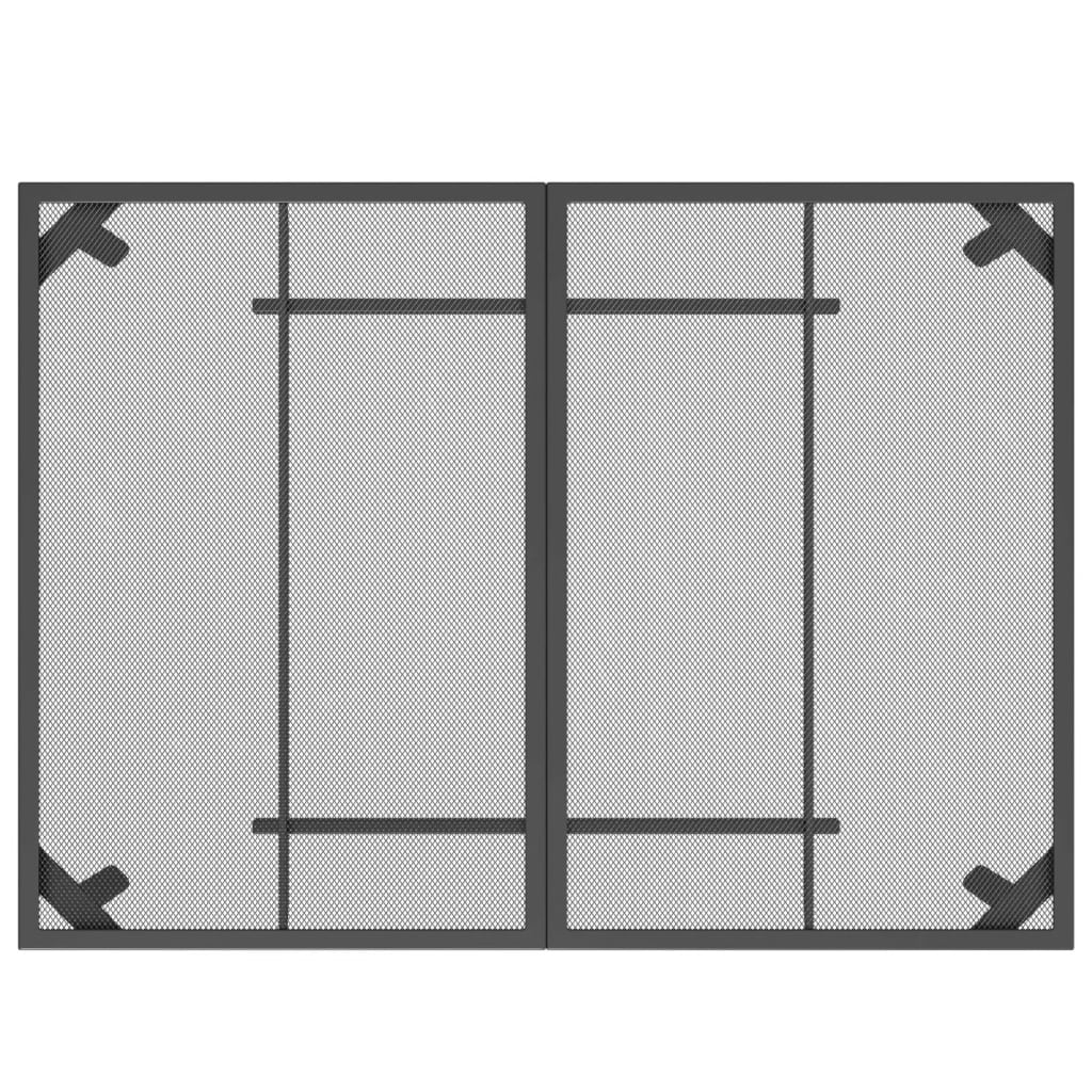 3-piece Garden set metal mesh anthracite