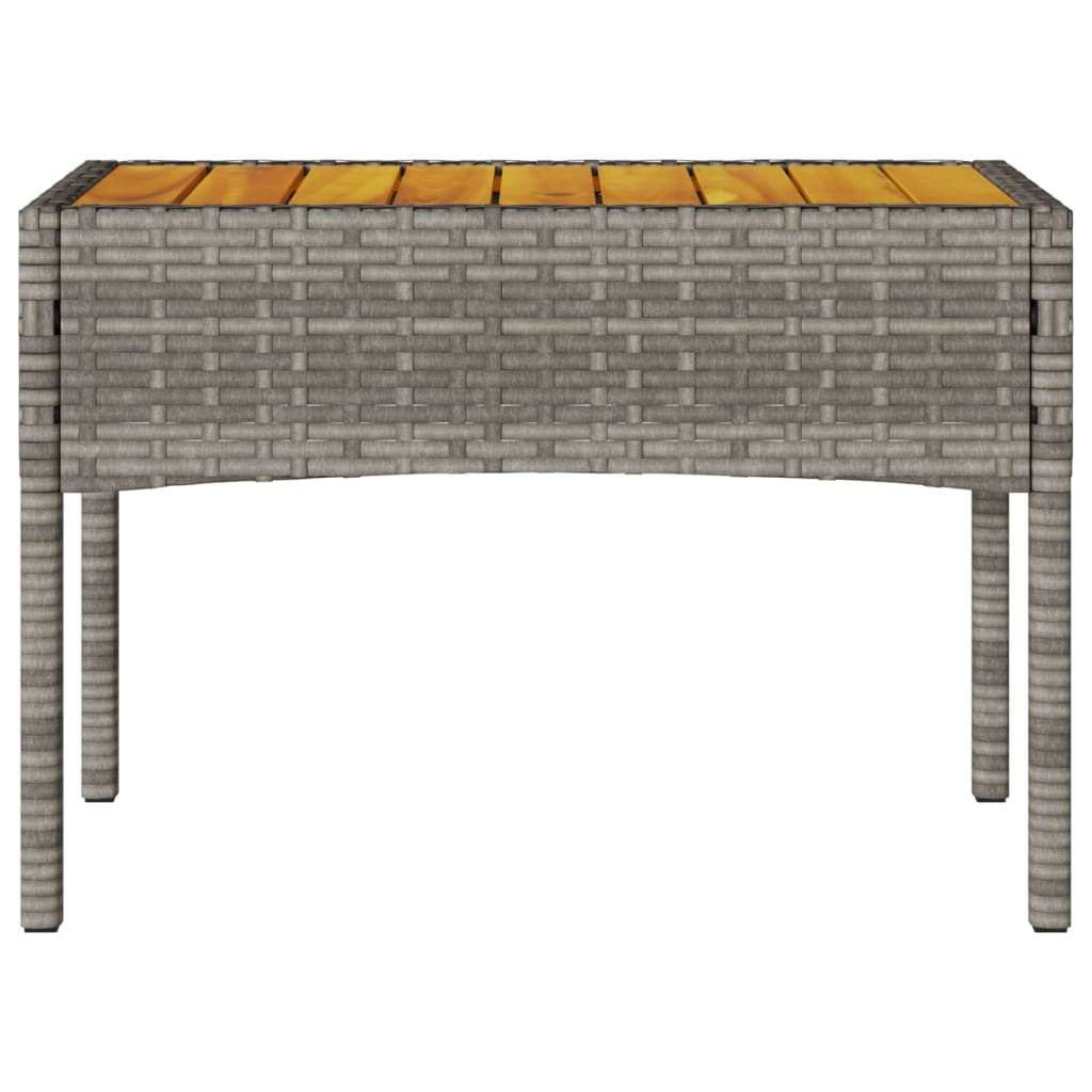 Tuinbank 2-zits met kussens en tafel poly rattan