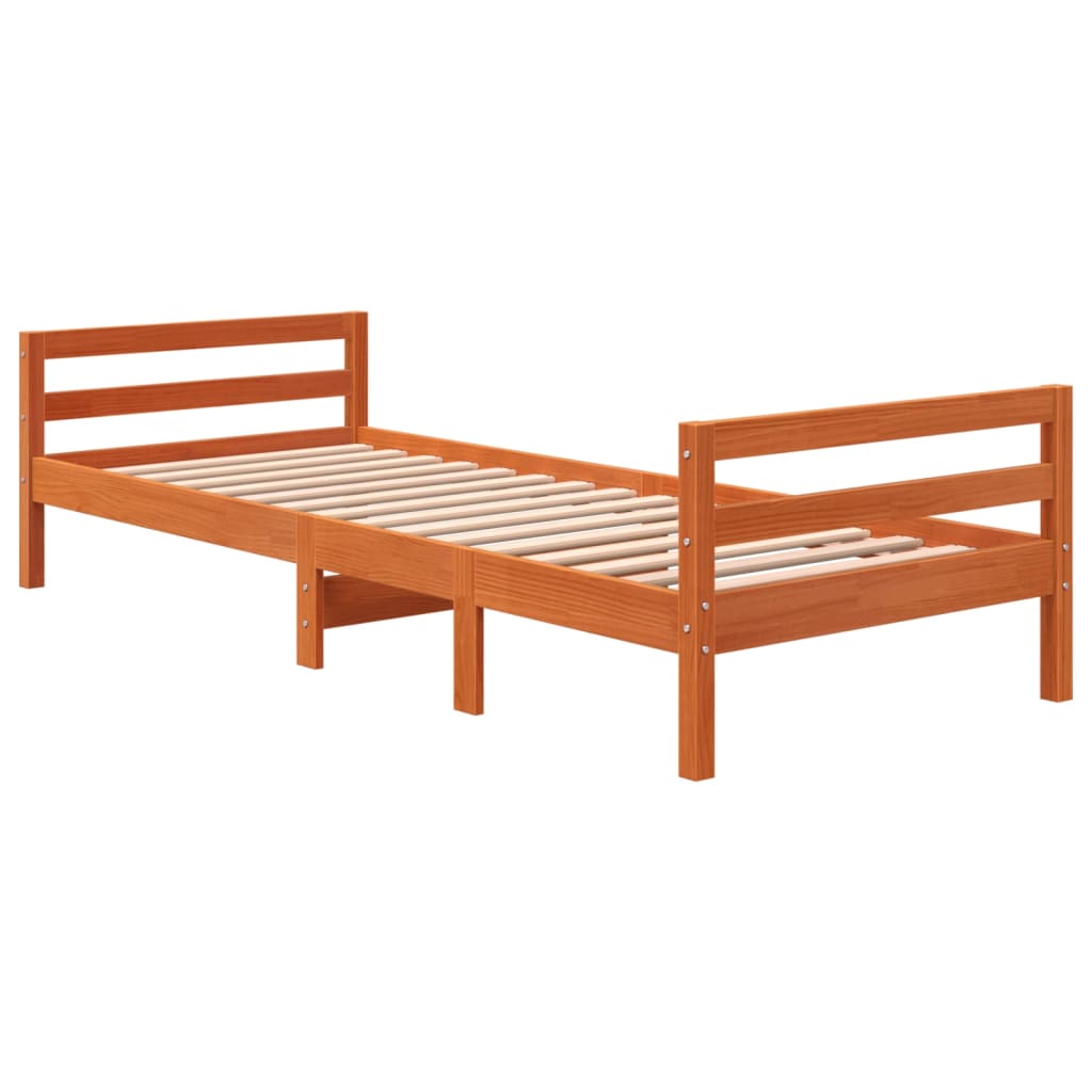 Bedframe massief grenenhout 90x200 cm