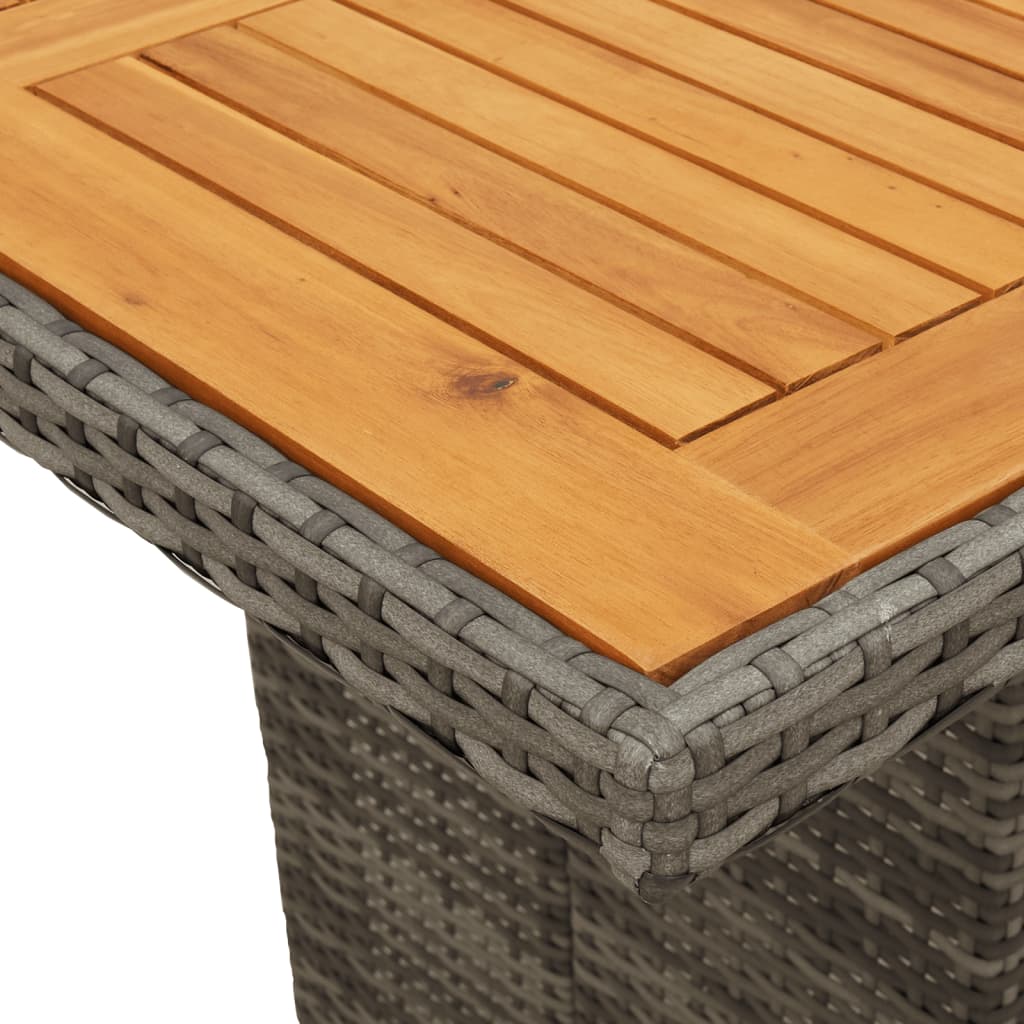 9-delige Tuinset met kussens poly rattan