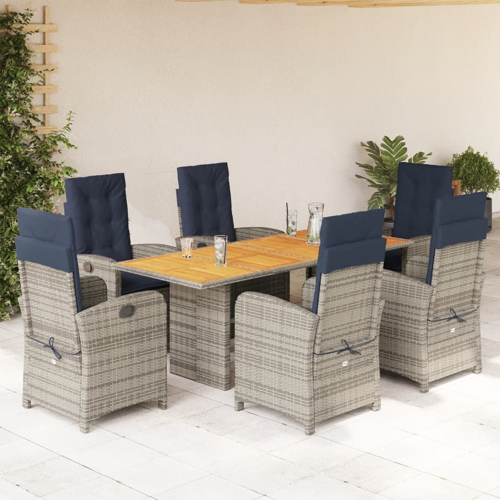 9-delige Tuinset poly rattan