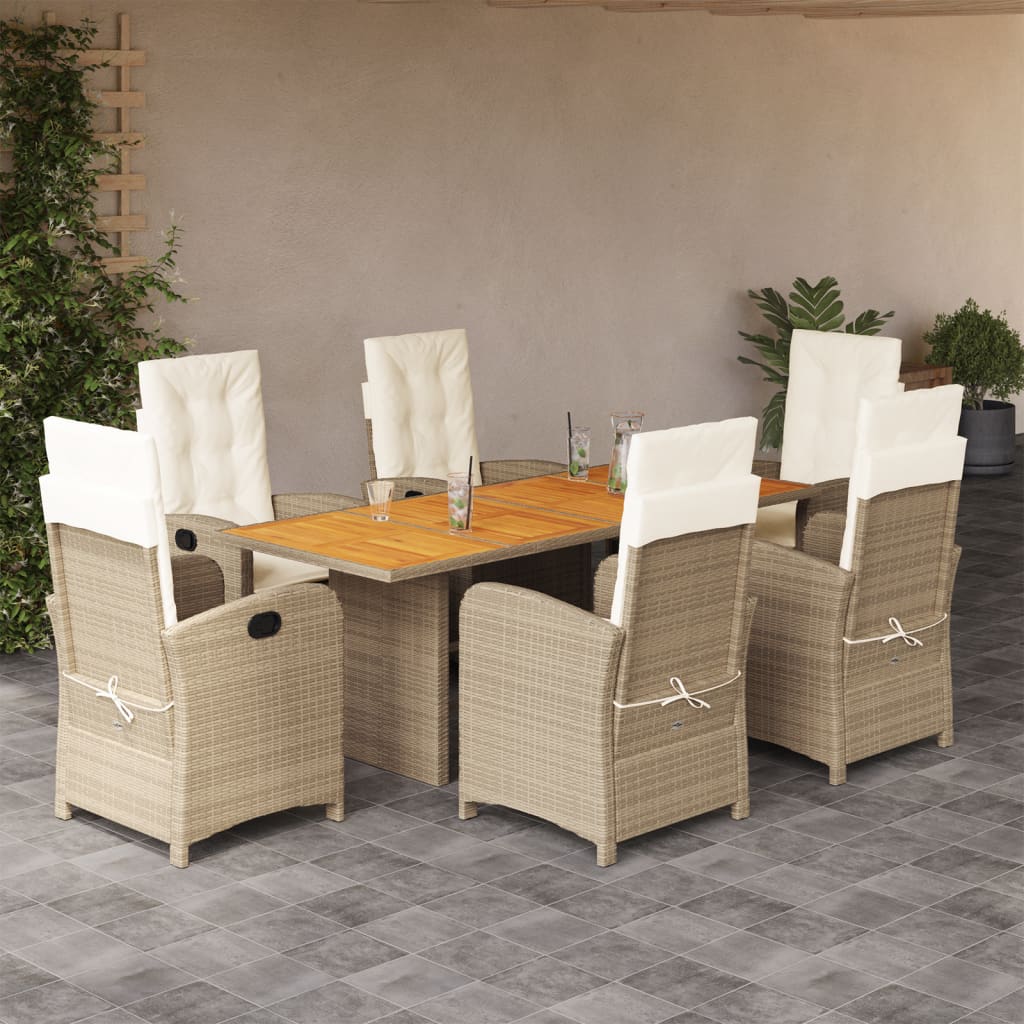 9-delige Tuinset poly rattan