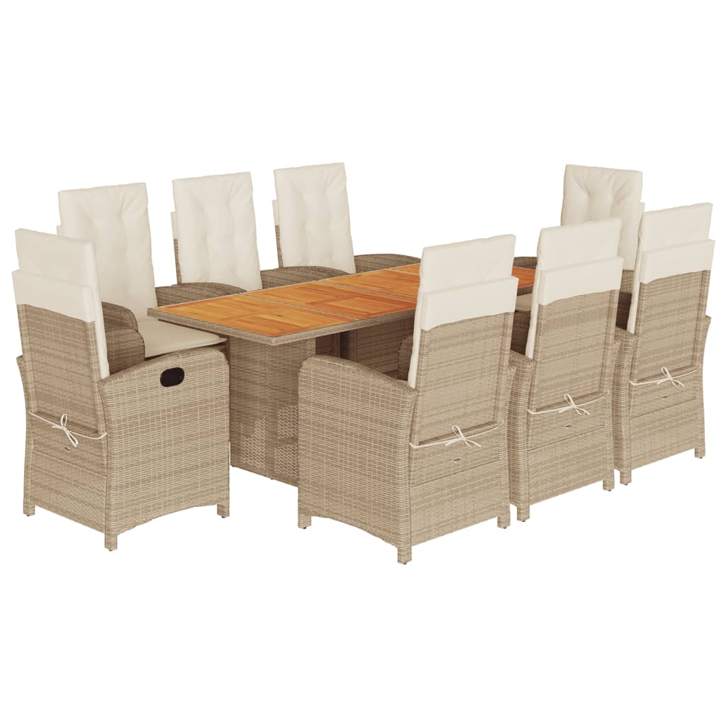 9-delige Tuinset poly rattan