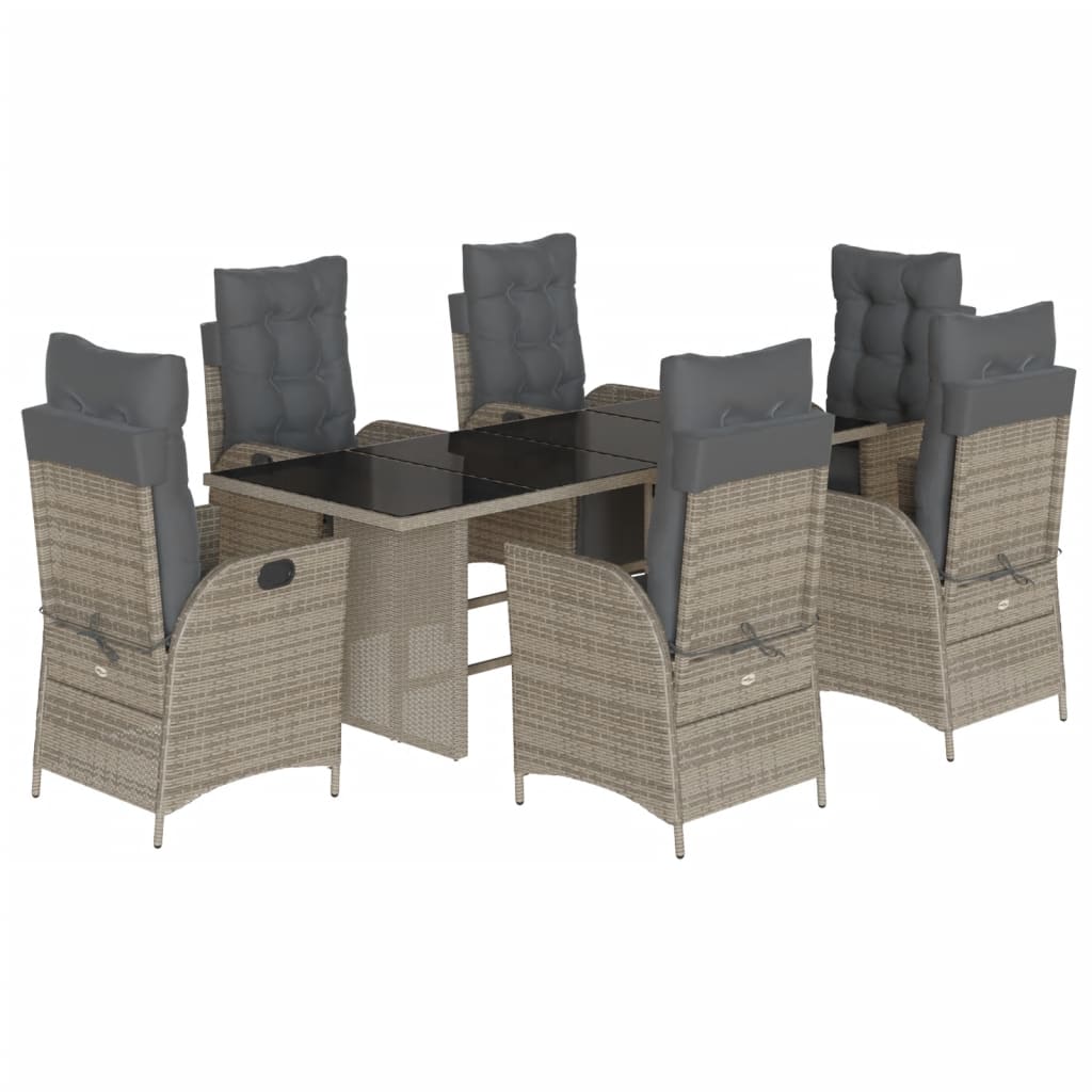 9-delige Tuinset poly rattan