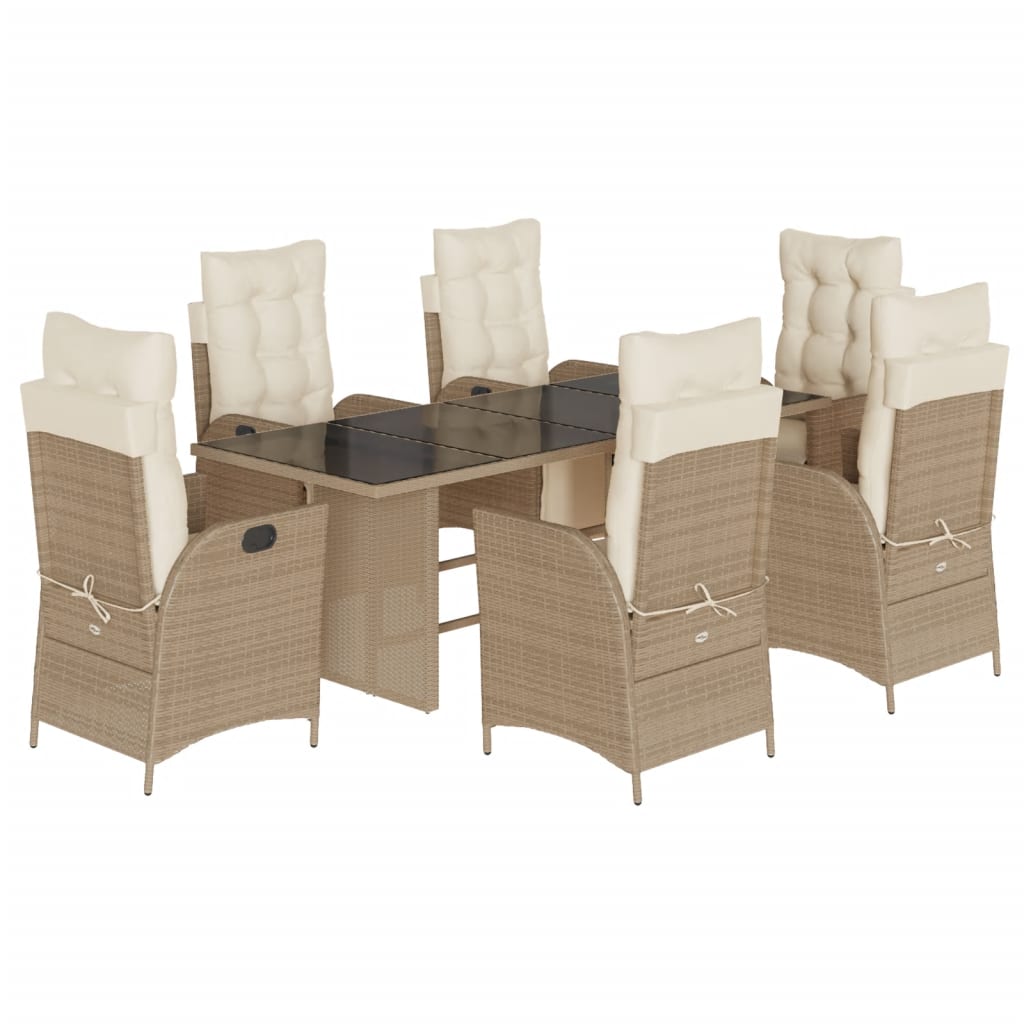 9-delige Tuinset poly rattan