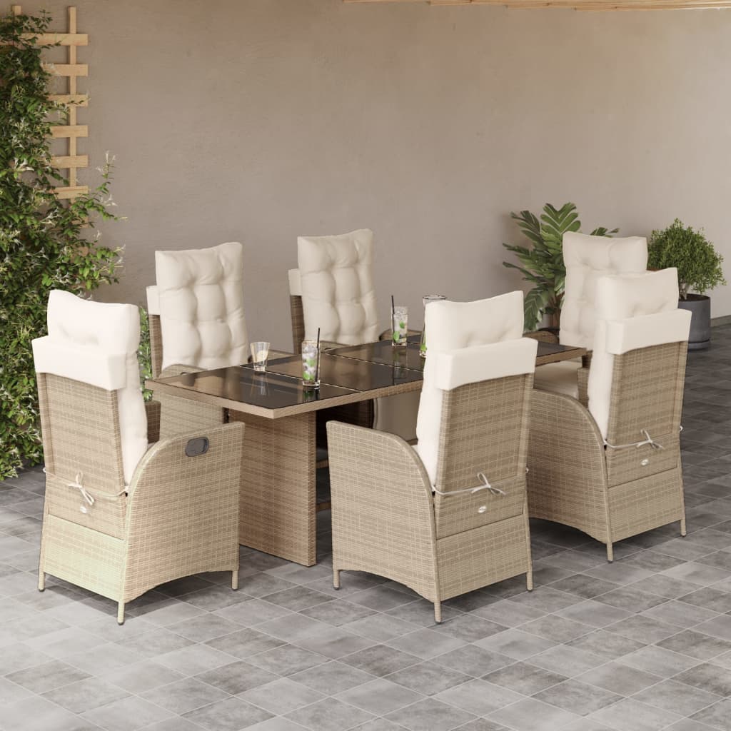 9-delige Tuinset poly rattan