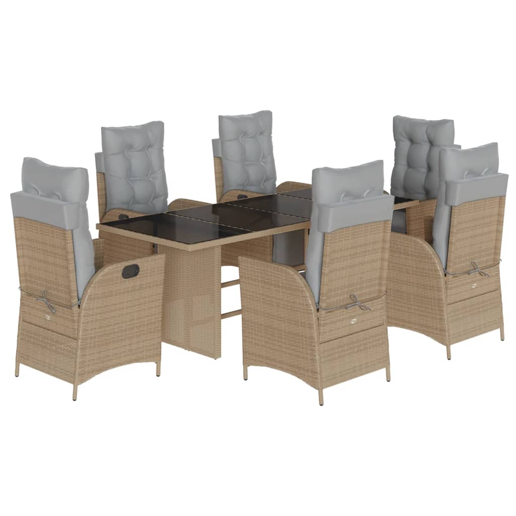 9-delige Tuinset poly rattan