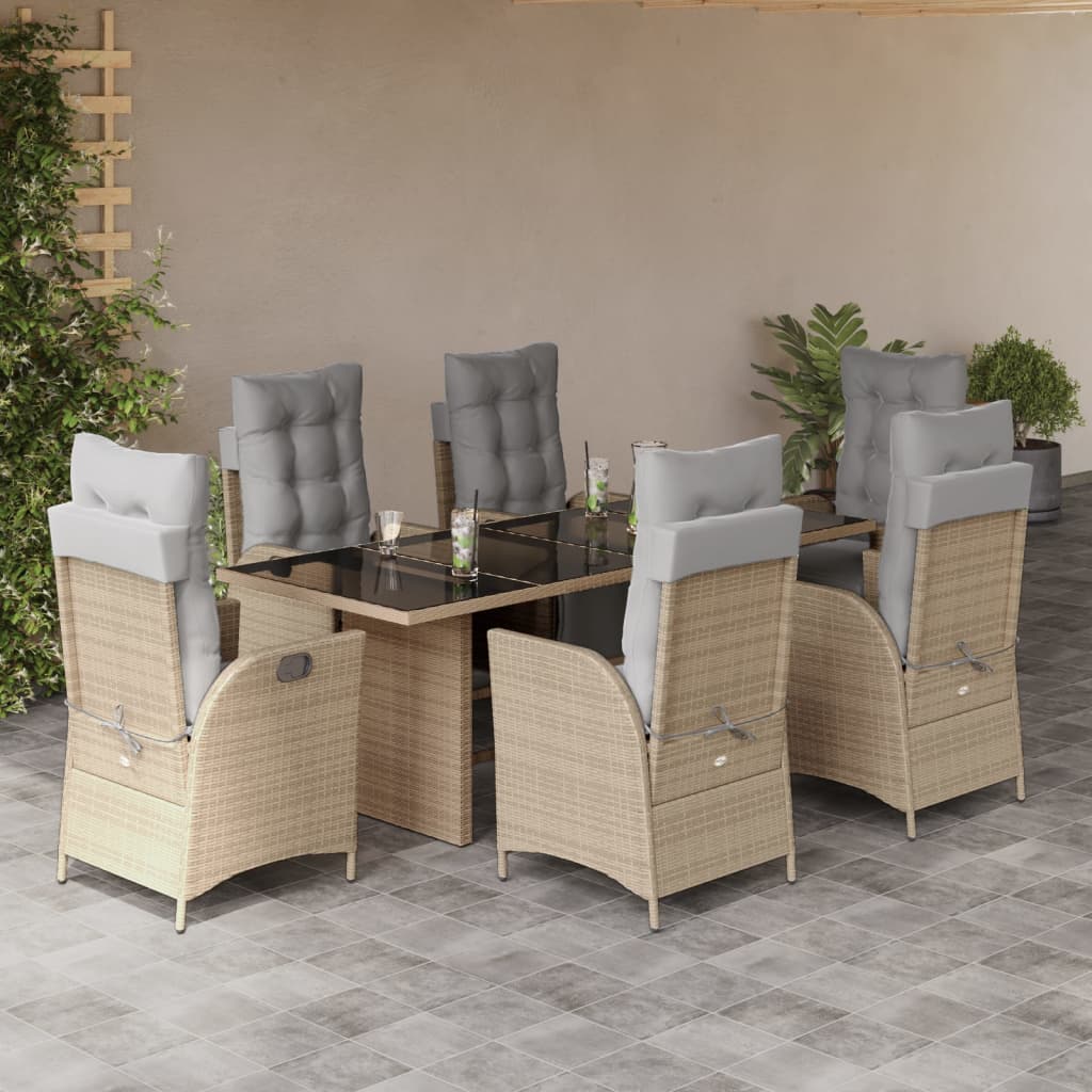 9-delige Tuinset poly rattan