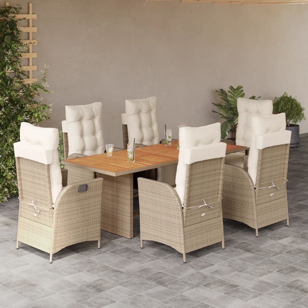 9-delige Tuinset poly rattan